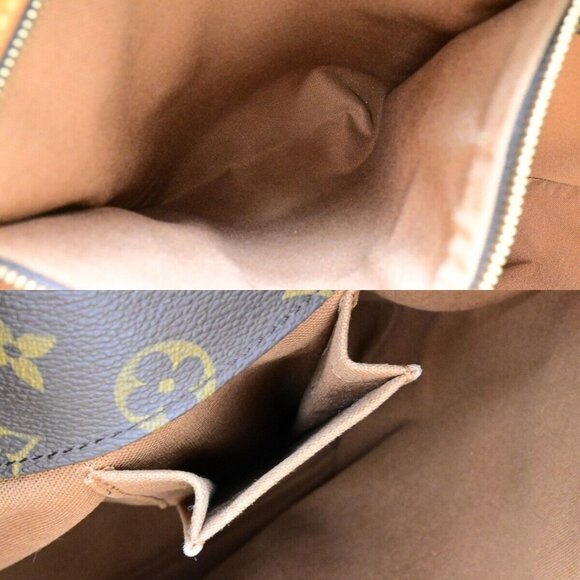 LOUIS VUITTON Sac Shopping Shoulder Tote Bag Monogram Leather - Picture 13 of 15